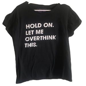 Crazy Dog - XL - Graphic Tee - Black with White lettering